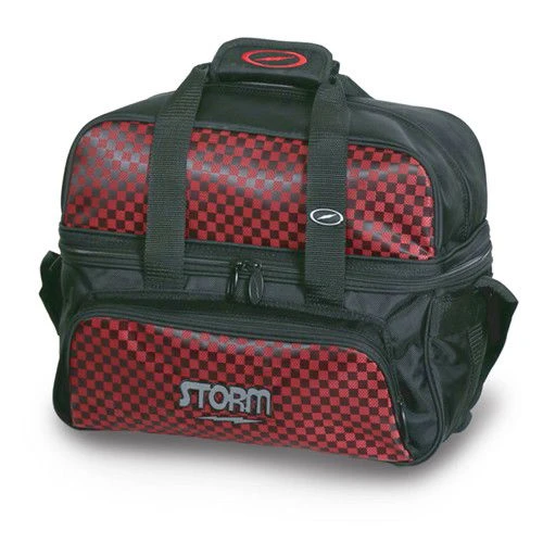 Storm Deluxe 2 Ball Tote Black/Checkered Red Storm Deluxe 2 Ball Tote Black/Checkered Red -Bowling Store 0dea6014 68c5 4eb1 8fa3 c5c039e63902