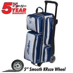 KR Strikeforce Konvoy Triple Roller Navy/Silver -Bowling Store 18253764 9cb7 420f 8b71 81a1caddabc4