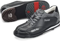 Dexter Womens SST 8 Pro Black/Grey Wide Width -Bowling Store 4fa82b7e 6ed7 4a30 ad8c bbf010bbcb30