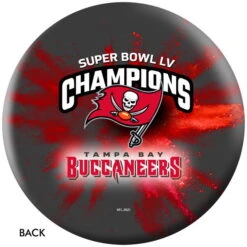 OnTheBallBowling Super Bowl 55 Champions Tampa Bay Buccaneers Ball