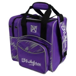 KR Strikeforce Flexx Single Tote Purple/Silver Scratch -Bowling Store a6e90417 d0fb 4262 8af7 eb707baadf99
