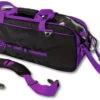 Vise 3 Ball Clear Top Roller/Tote Black/Purple