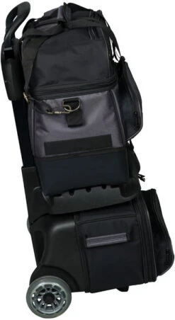 KR Strikeforce Konvoy 4 Ball Roller Black/Carbon -Bowling Store bbb70661 a81c 490f 9b3e eae376220a11