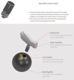 JoPo Twist Inner Sleeve With 1 1/4" Slug Purple/Purple -Bowling Store e560b49b 61a0 4641 b37d d4845215ac0d