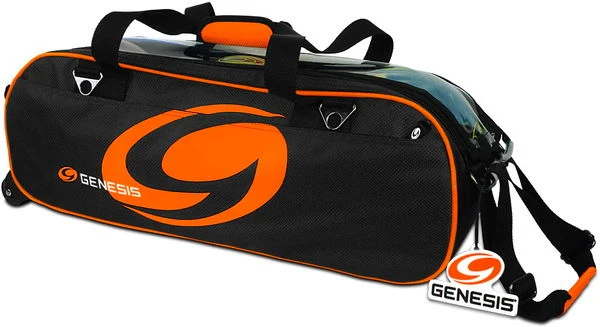 Genesis Sport Triple Roller/Tote Black/Orange Genesis Sport Triple Roller/Tote Black/Orange -Bowling Store ea0bd971 2013 45e5 971e 039ca66bb91d